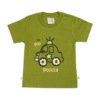 Guinda-Polera bebe manga corta color verde