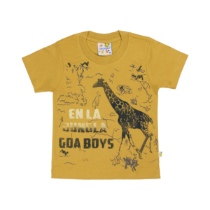 Guinda-Polera manga corta jungla color verde oliva