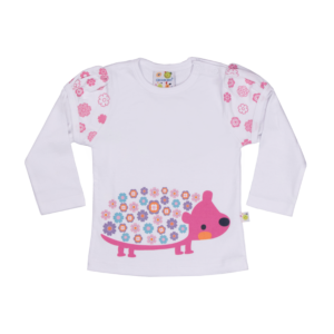 Guinda-Polera puercoespín flores color blanco