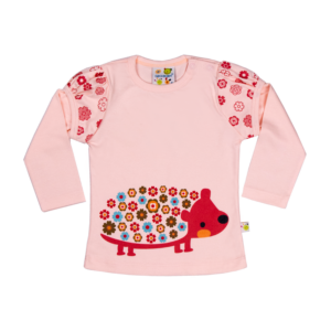 Guinda-Polera puercoespín flores color melón bebé