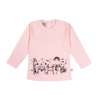 Guinda-Polera manga larga animalitos color rosa bebé