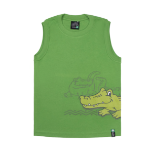 Guinda - Solera cocodrilo para niños en color verde manzana