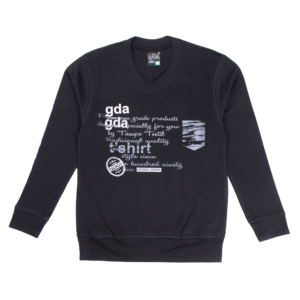 Guinda - Polera manga larga color entero en color negro