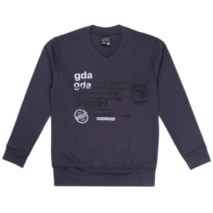 Guinda - Polera manga larga color entero en color plomo ratón