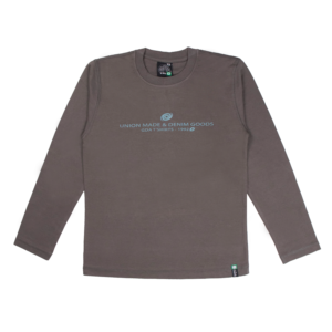 Guinda - Polera manga larga color entero color café