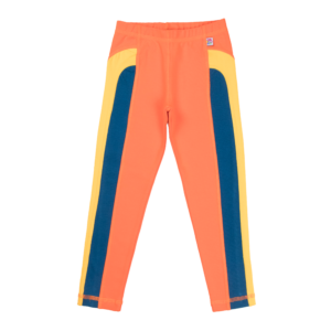 Calza de colores mod1 Guinda color naranja