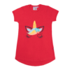 Guinda - Polera manga corta Unicornio color rojo