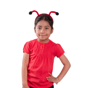 Guinda - Polera manga corta con botones color sandia